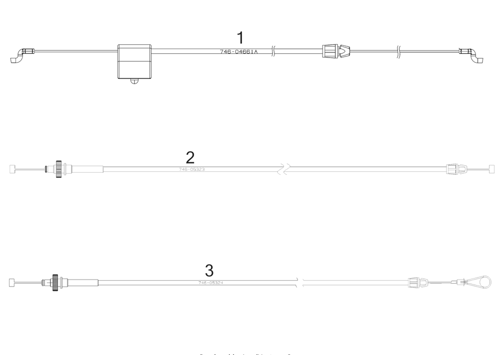 Cables Diagram and Parts List for SC700H (12AL2CQ710)(2017) Cub Cadet Lawn Mower